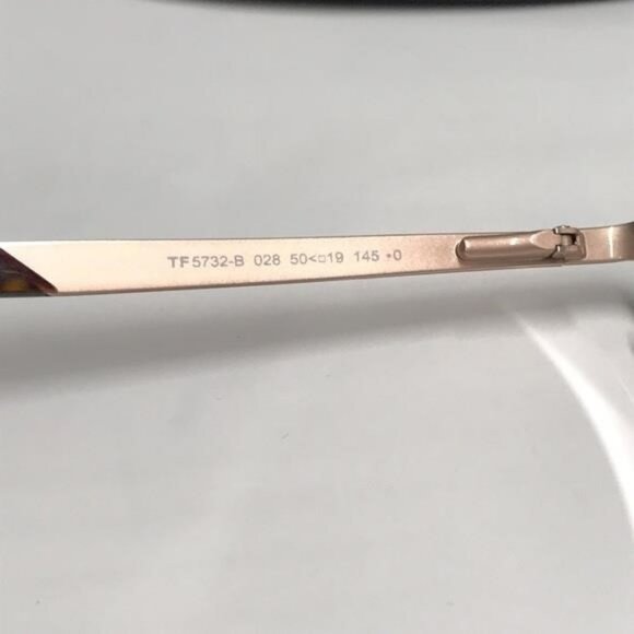 Tom Ford TF5732-B 028 Authentic Eyeglasses · Rose Gold/Havana - Picture 2 of 11